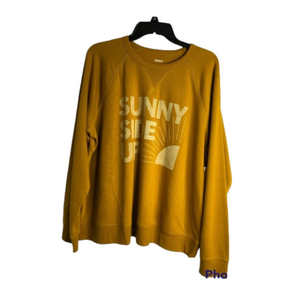 Sonoma Sweaters - 𝅺sonoma XX-Large everyday sweatshirt. NWT gold with lettering.